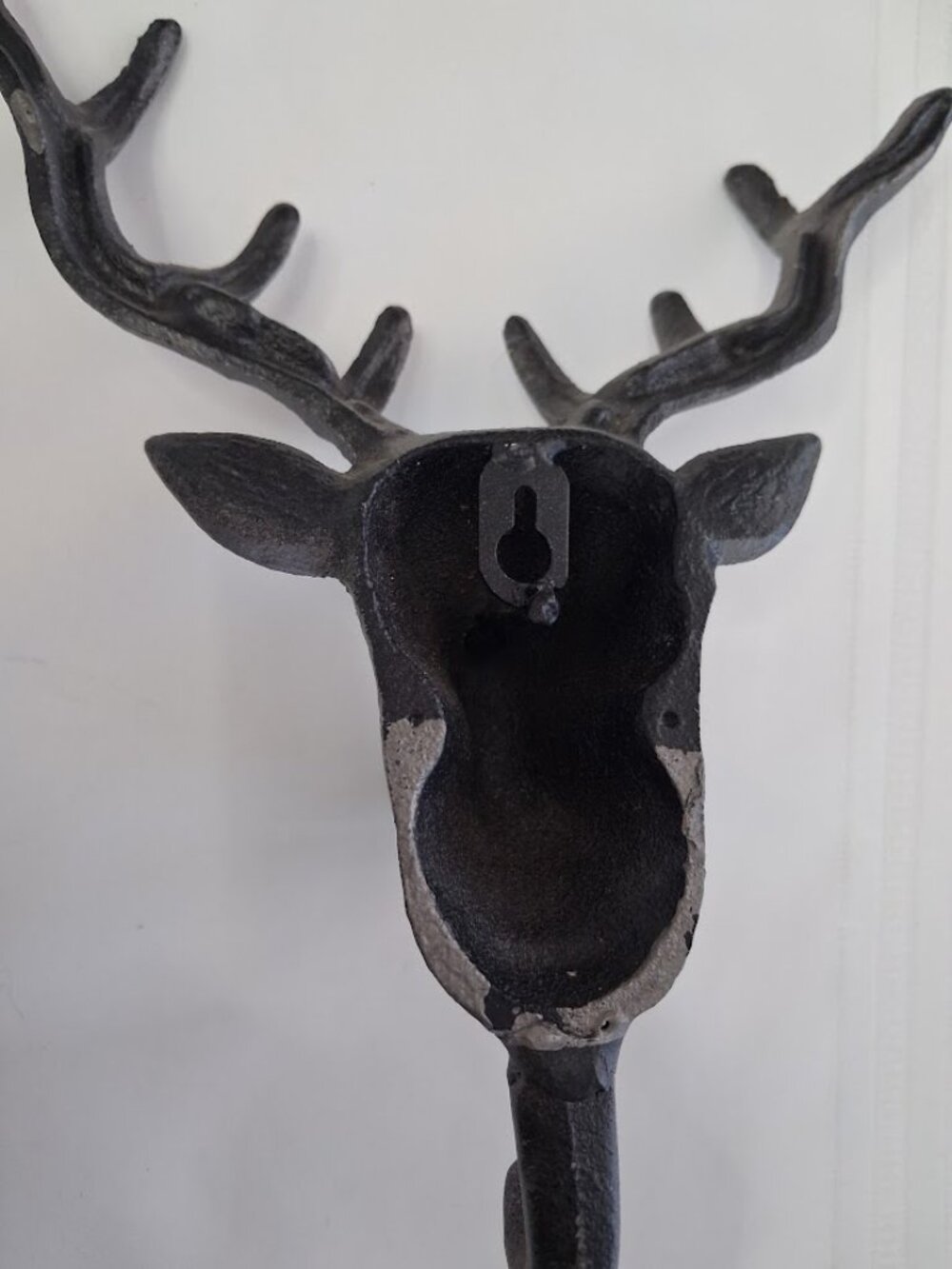 Vintage Cast Iron Deer Head Wall Hook - Picture 3 of 10